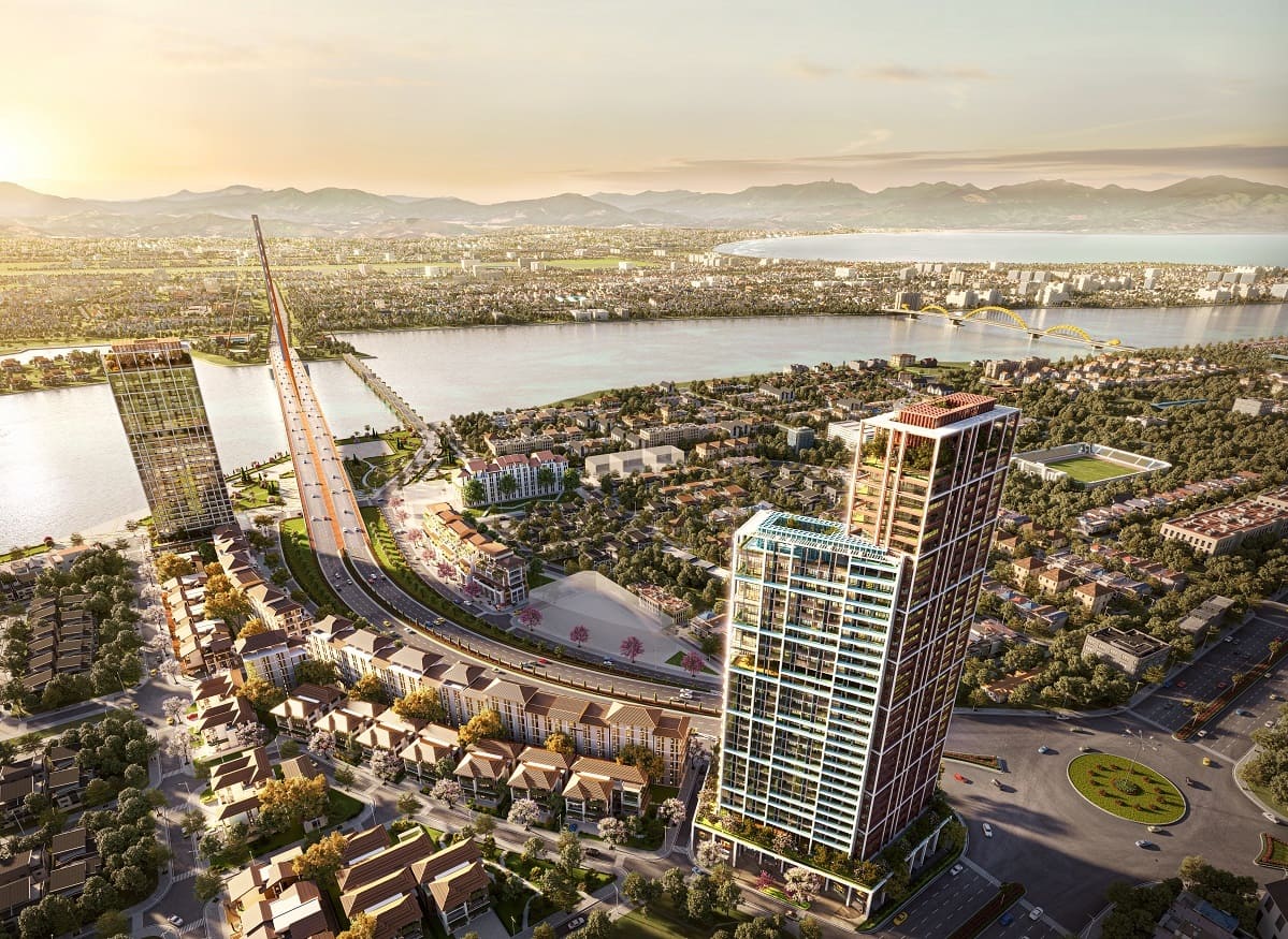 Tổ hợp Sun Cosmo Residence sở hữu tầm nhìn sông - phố - biển.