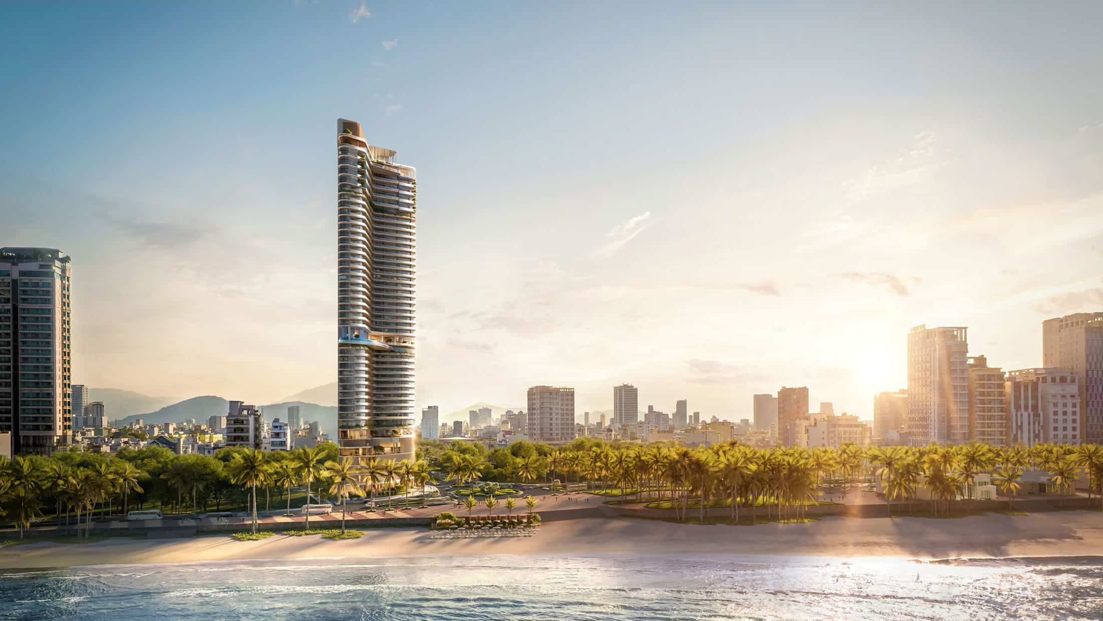 Dự án Nobu Residences Đà Nẵng tọa lạc tại vị trí đắc địa bên bờ Biển Mỹ Khê của chủ đầu tư VCRE. Dự án Nobu Residences Đà Nẵng tọa lạc tại vị trí đắc địa bên bờ Biển Mỹ Khê của chủ đầu tư VCRE.